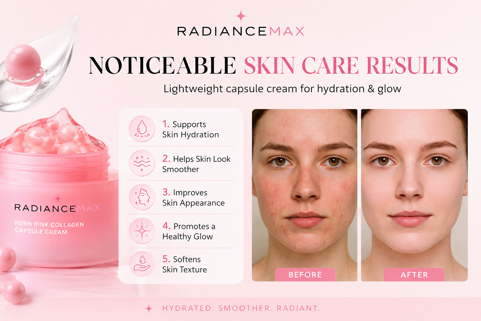 RadianceMax - PDRN Pink Collagen Capsule Cream