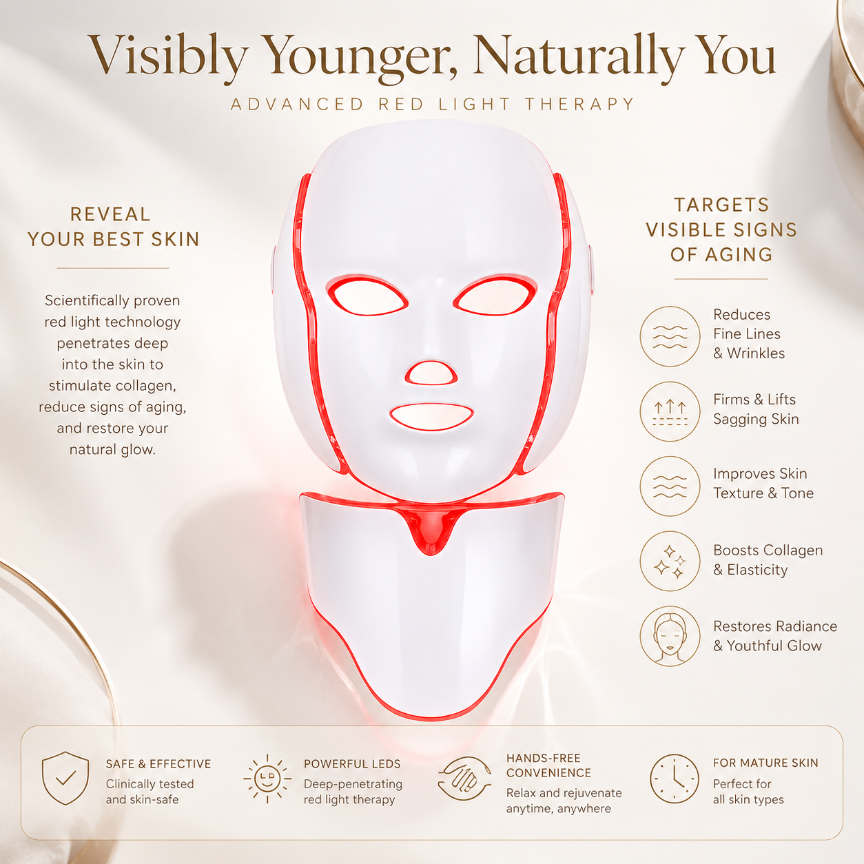 RADIANCEMAX - Red Light Therapy Mask