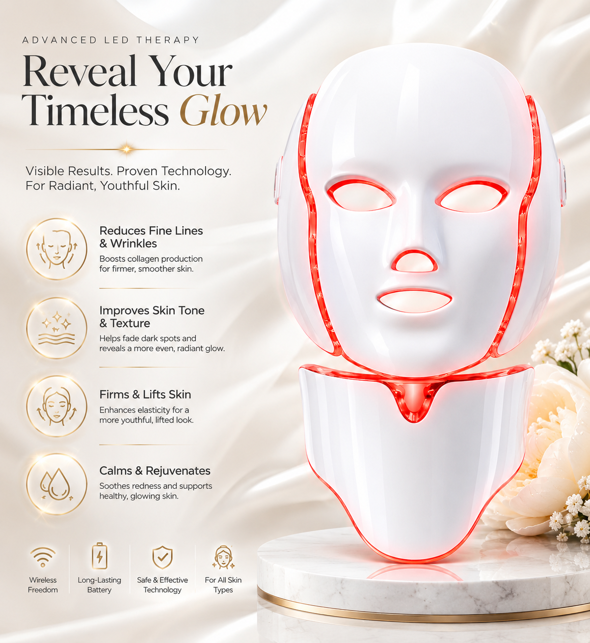 RADIANCEMAX - Red Light Therapy Mask