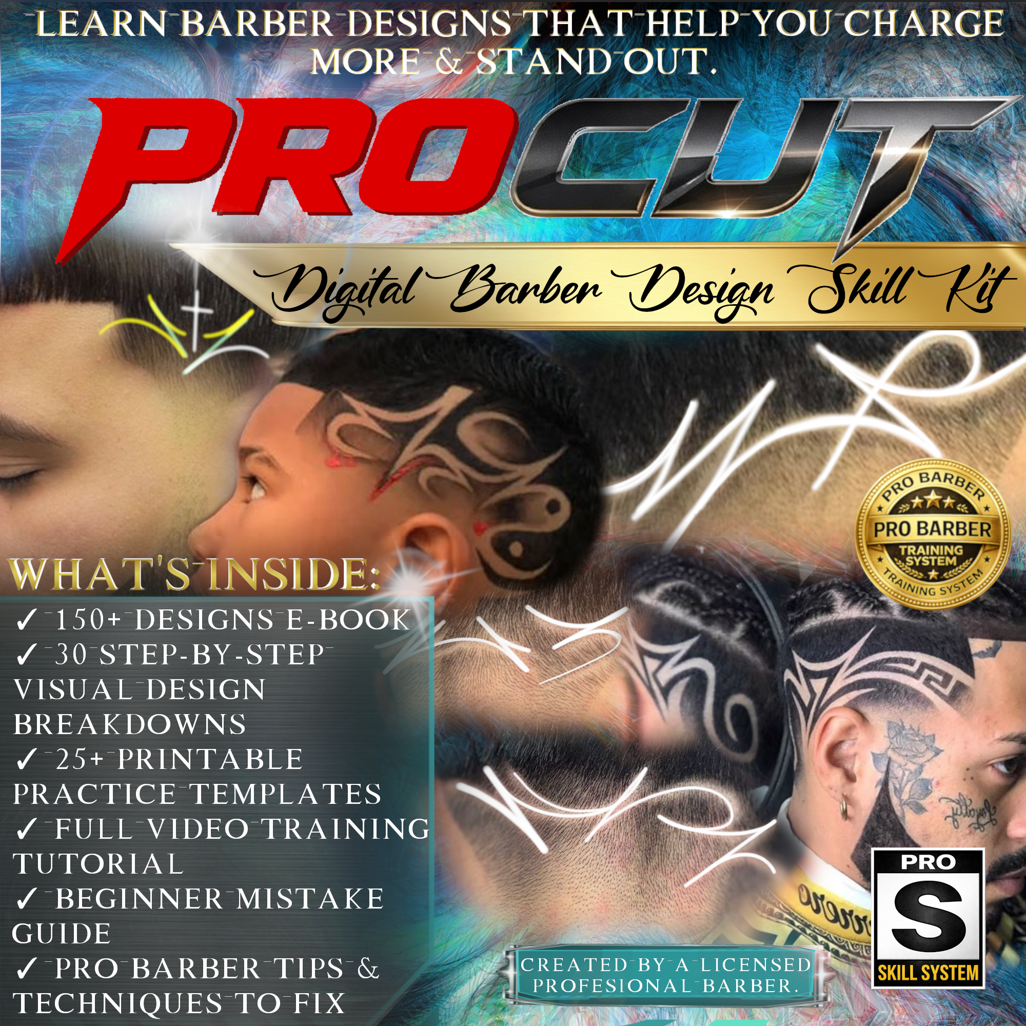 Procut - Digital Barber Design Skill Kit