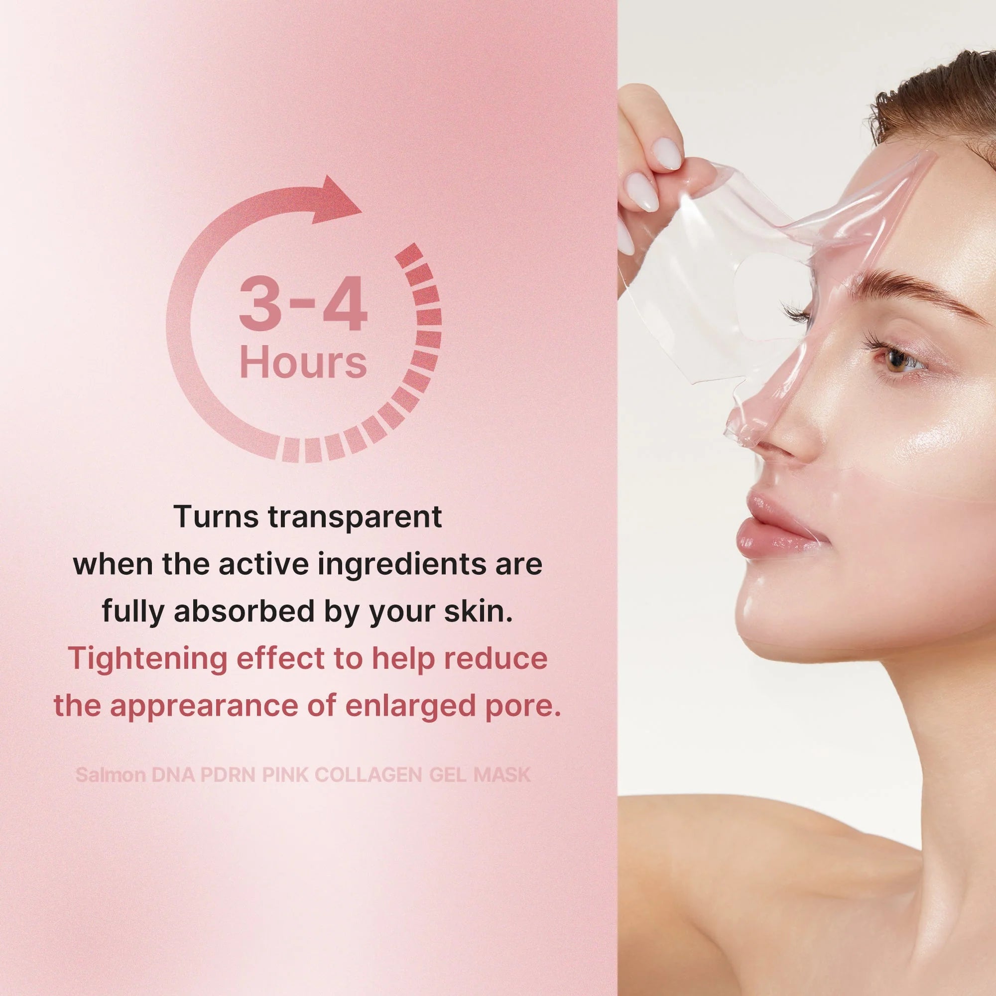 Radiance Max- Salmon PDRN Pink Collagen Jelly Gel Mask (4-Pack)